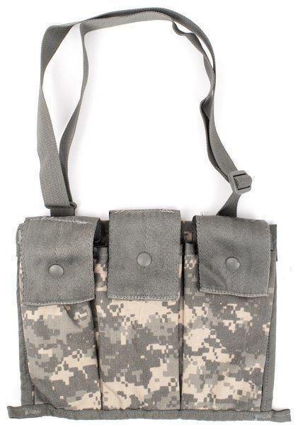 Подсумок для шести магазинов М16 AR15 Bandoleer Ammunition Pouch Пиксель