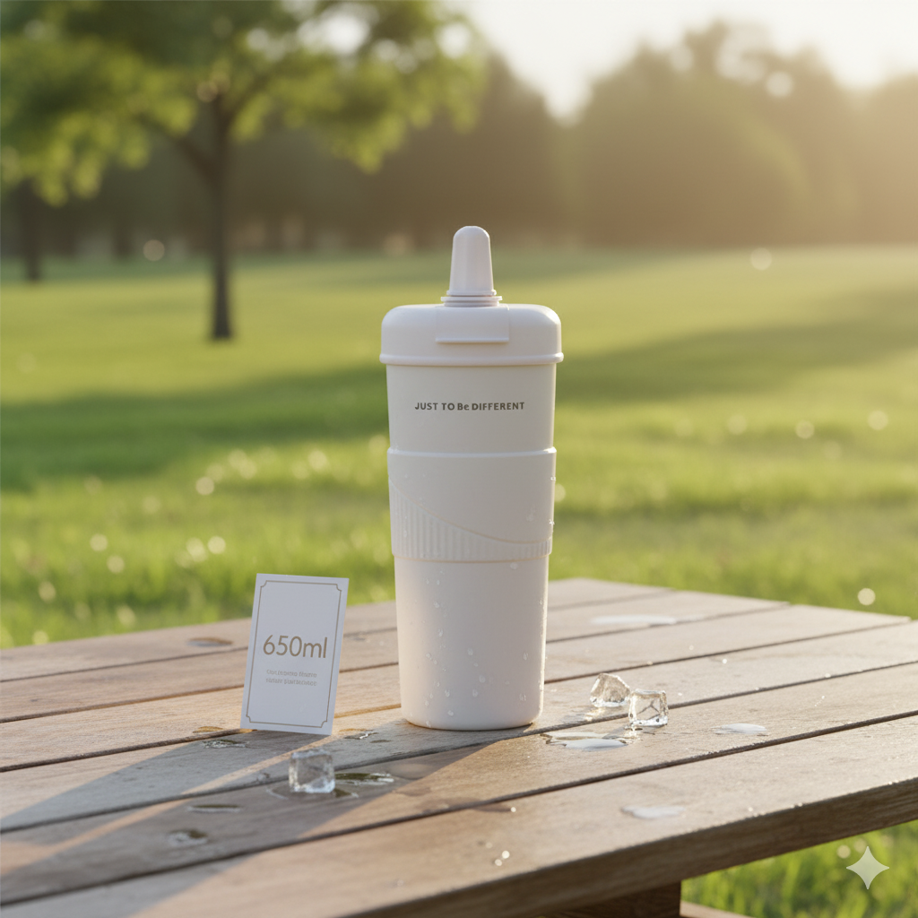 Термокухоль JUST TO BE DIFFERENT із соломинкою та чайним інфузором анти-ковзна Без BPA 650 мл Білий (2802810696) - фото 7 Термокухоль JUST TO BE DIFFERENT із соломинкою та чайним інфузором анти-ковзна Без BPA 650 мл Білий (2802810696) - фото 7