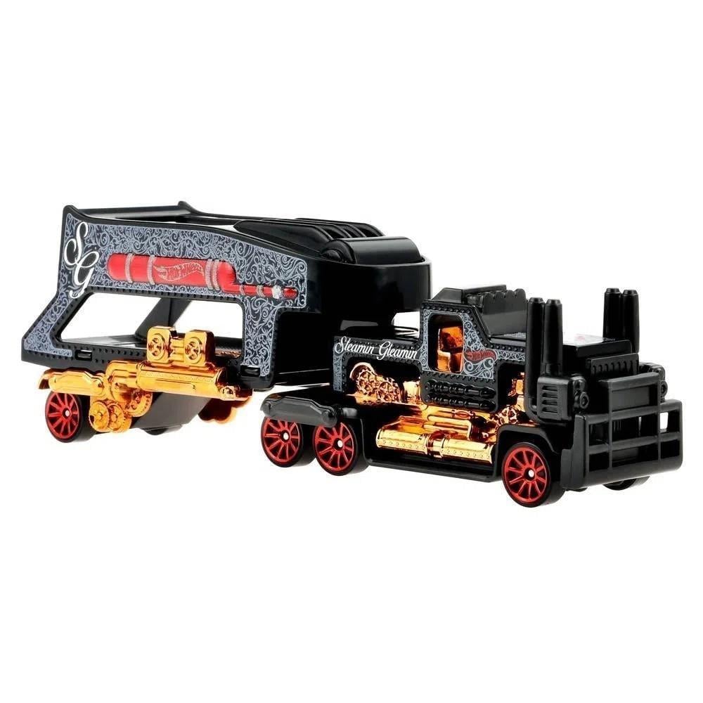 Вантажівка-трейлер Hot Wheels Steamin Gleamin BFM60-HFC94 (163576) Вантажівка-трейлер Hot Wheels Steamin Gleamin BFM60-HFC94 (163576)