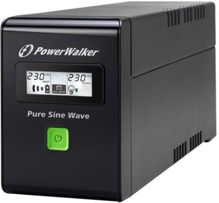 Джерело безперебійного живлення лінійно-інтерактивне Powerwalker VI 600 SW IEC (10120061)