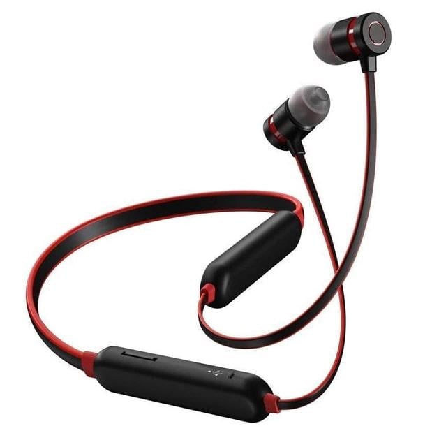 Навушники бездротові вакуумні Remax RX-S100 Bluetooth Black/Red (epic1177)