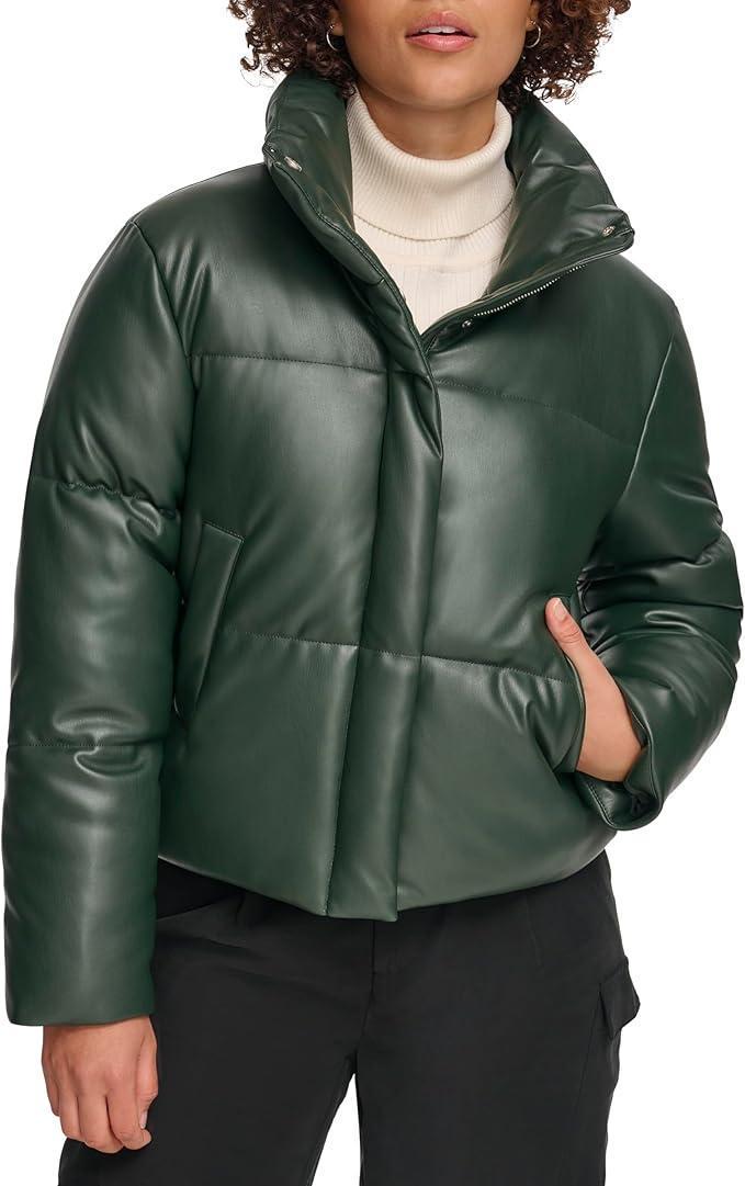 Куртка зимняя короткая женская Levi's L Зеленый (2790179197)