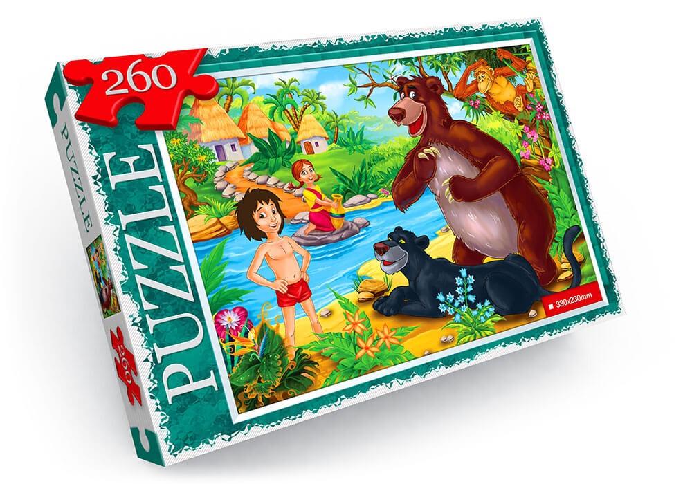 Пазлы детские Маугли 330х230 мм 260 эл. Пазлы детские Маугли 330х230 мм 260 эл.