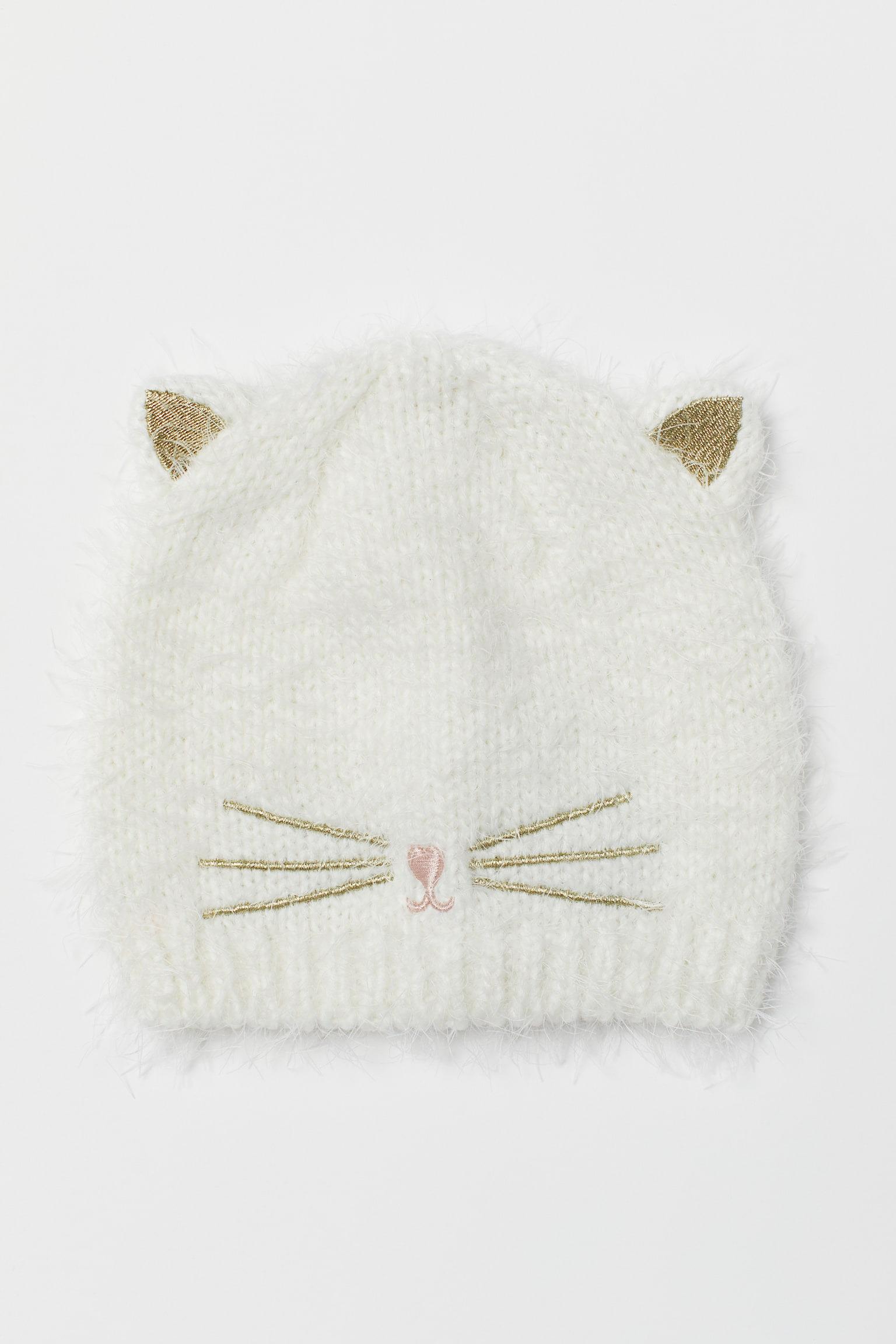 Шапка для дівчинки H&amp;M 104-128 см Білий (682101001)