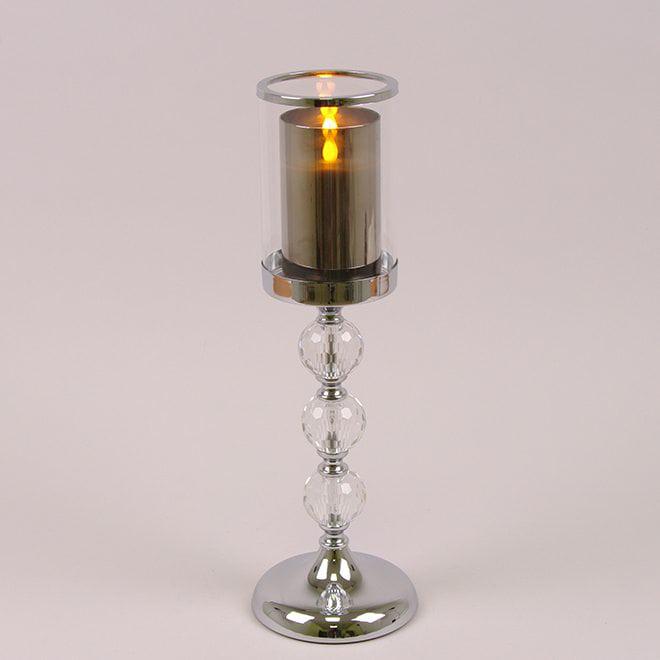 Свічник металевий Flora 42,5 см (38456) - фото 4 Свічник металевий Flora 42,5 см (38456) - фото 4