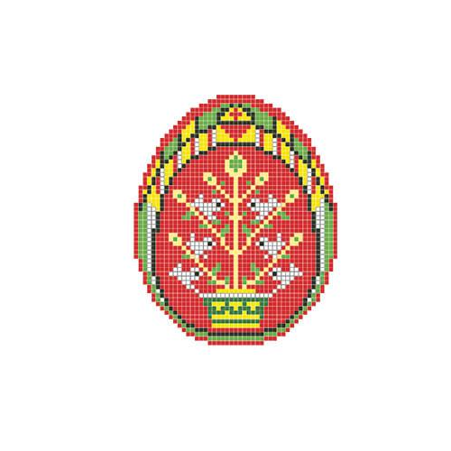 ᐉ Пасхальное яйцо Канва с нанесенным рисунком Птички (662) • Купить в ...