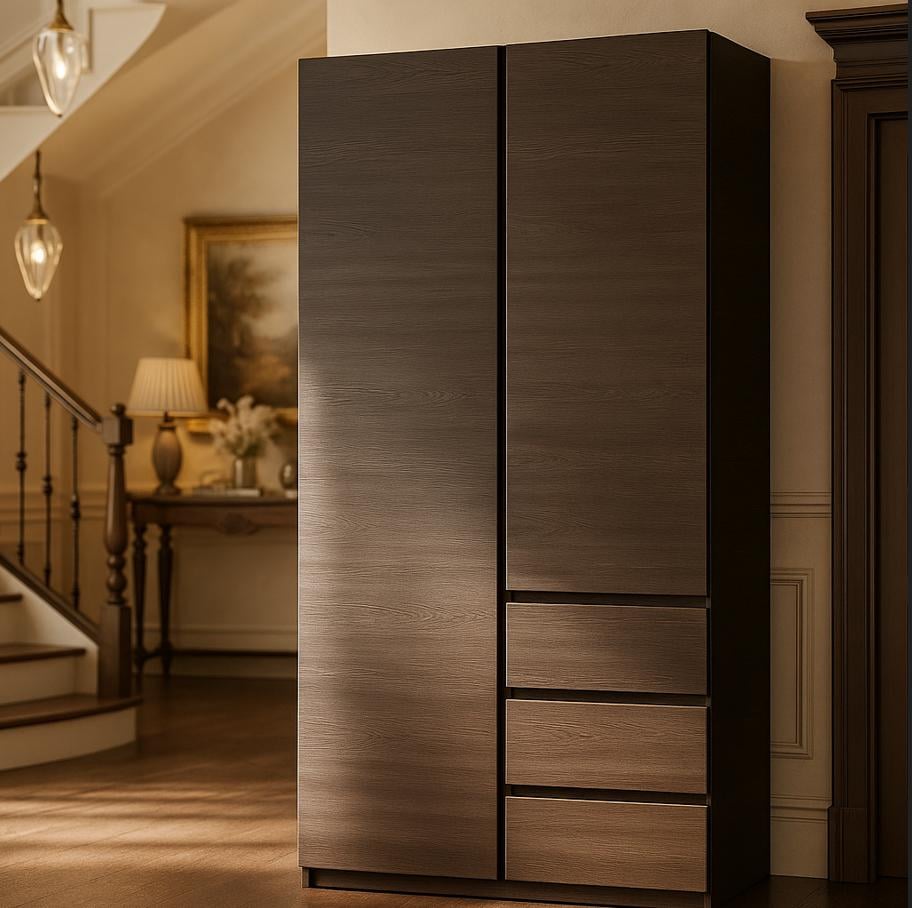 Шафа Мастер Форм Брайт телескопічні напрямні 1000х520х2000 мм Венге магія - фото 1