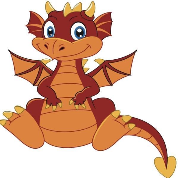 Картина по номерам Strateg Животные Дракончик 30х30 см в термопакете (ES089-mt)