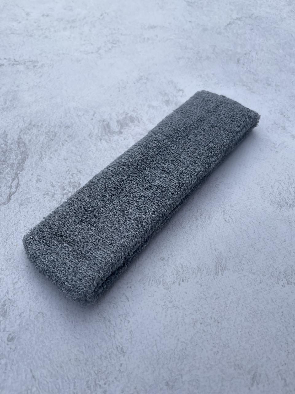 Повязка на голову махровая Серый (2553020531) - фото 2 Повязка на голову махровая Серый (2553020531) - фото 2