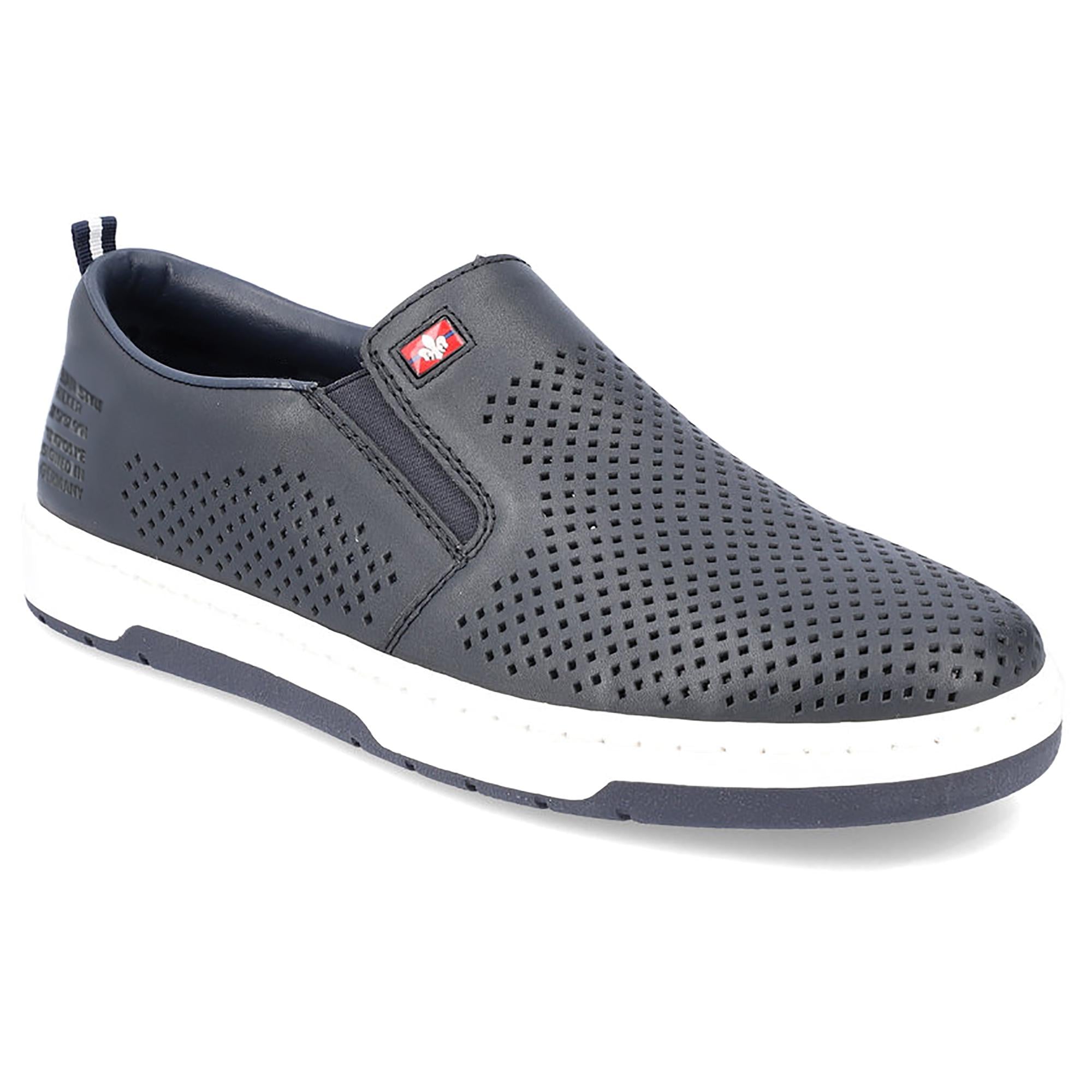 Слипоны мужские Rieker р. 43 Синий (89217-43)