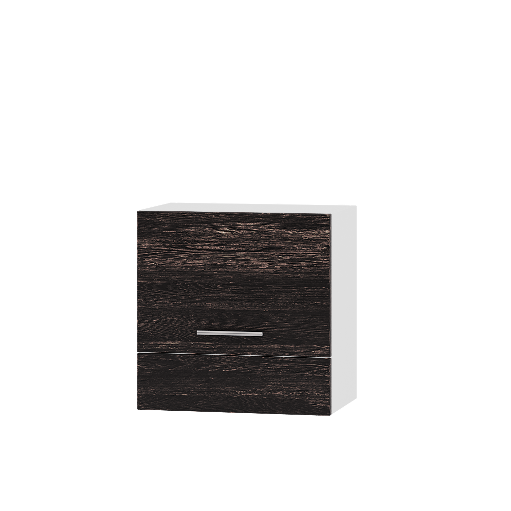 Шкаф верхний Эверест Оптима модуль Верх для вытяжки В11-500 50х30х50 см Венге Аруша/Белый (08460) - фото 1