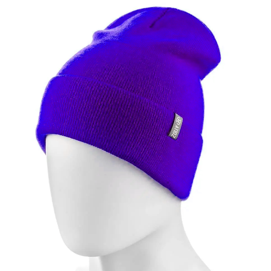 Шапка женская двойная Zolly Н118-1 one size Синий (2320371951)