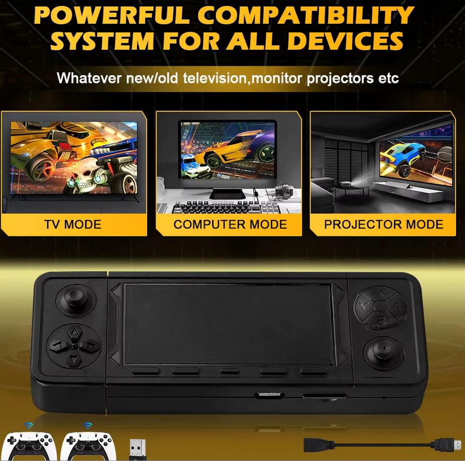 Ігрова ретроконсоль X9 PRO 59000+ ігор з 4 батарейками (1557) - фото 3 Ігрова ретроконсоль X9 PRO 59000+ ігор з 4 батарейками (1557) - фото 3