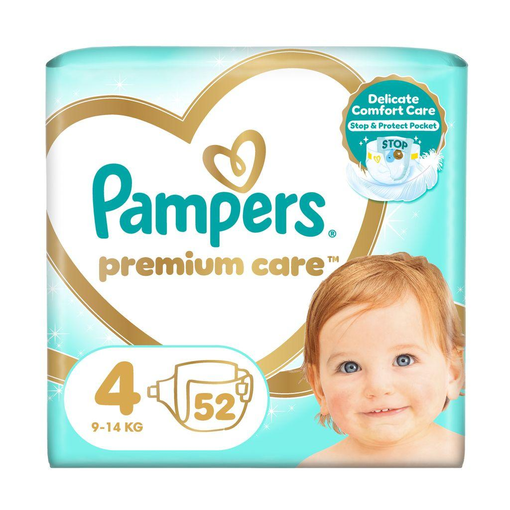Подгузники детские Pampers Premium Care р. 4 9-14 кг 52 шт. (PD262563)
