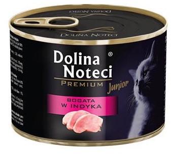 Корм влажный для котят Dolina Noteci Premium Junior с индейкой 185 г (1719096647)