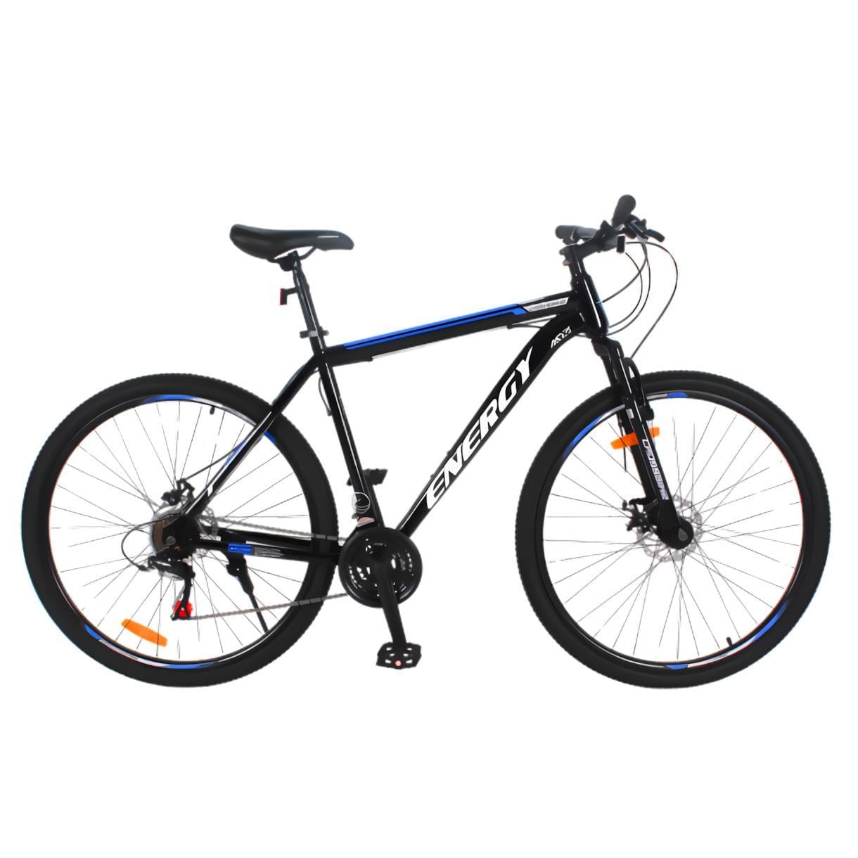 Велосипед CrossBike Energy 29" 21" Чорний/Синій (243)