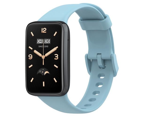 Ремешок для смарт-часов Silicone Xiaomi Mi Band 7 Pro Голубой