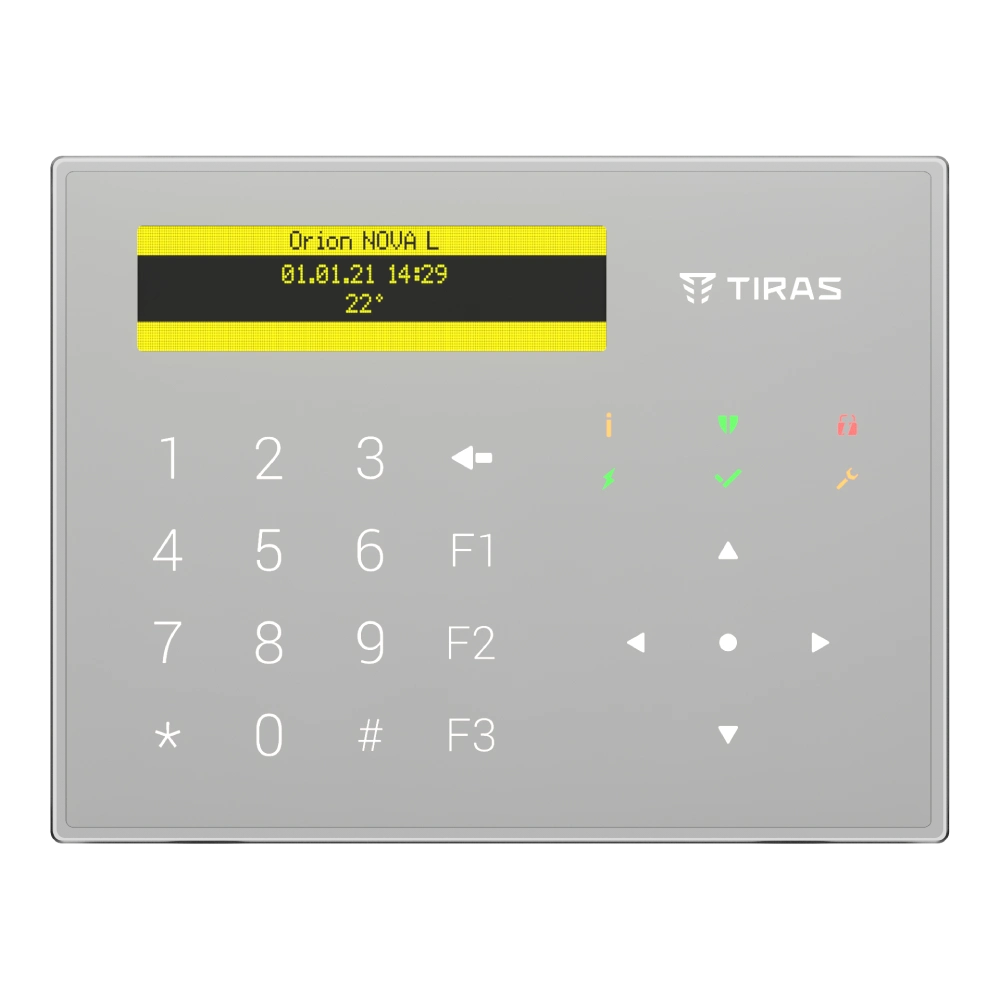 Клавиатура TIRAS K- GLCD White - фото 3 Клавиатура TIRAS K- GLCD White - фото 3