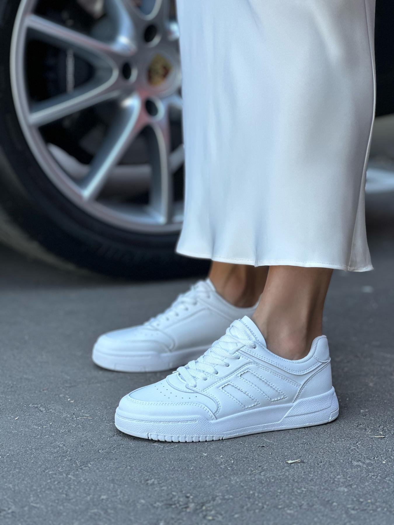 Кеды женские пресс-кожа р. 39 Белый (10381448) - фото 5 Кеды женские пресс-кожа р. 39 Белый (10381448) - фото 5