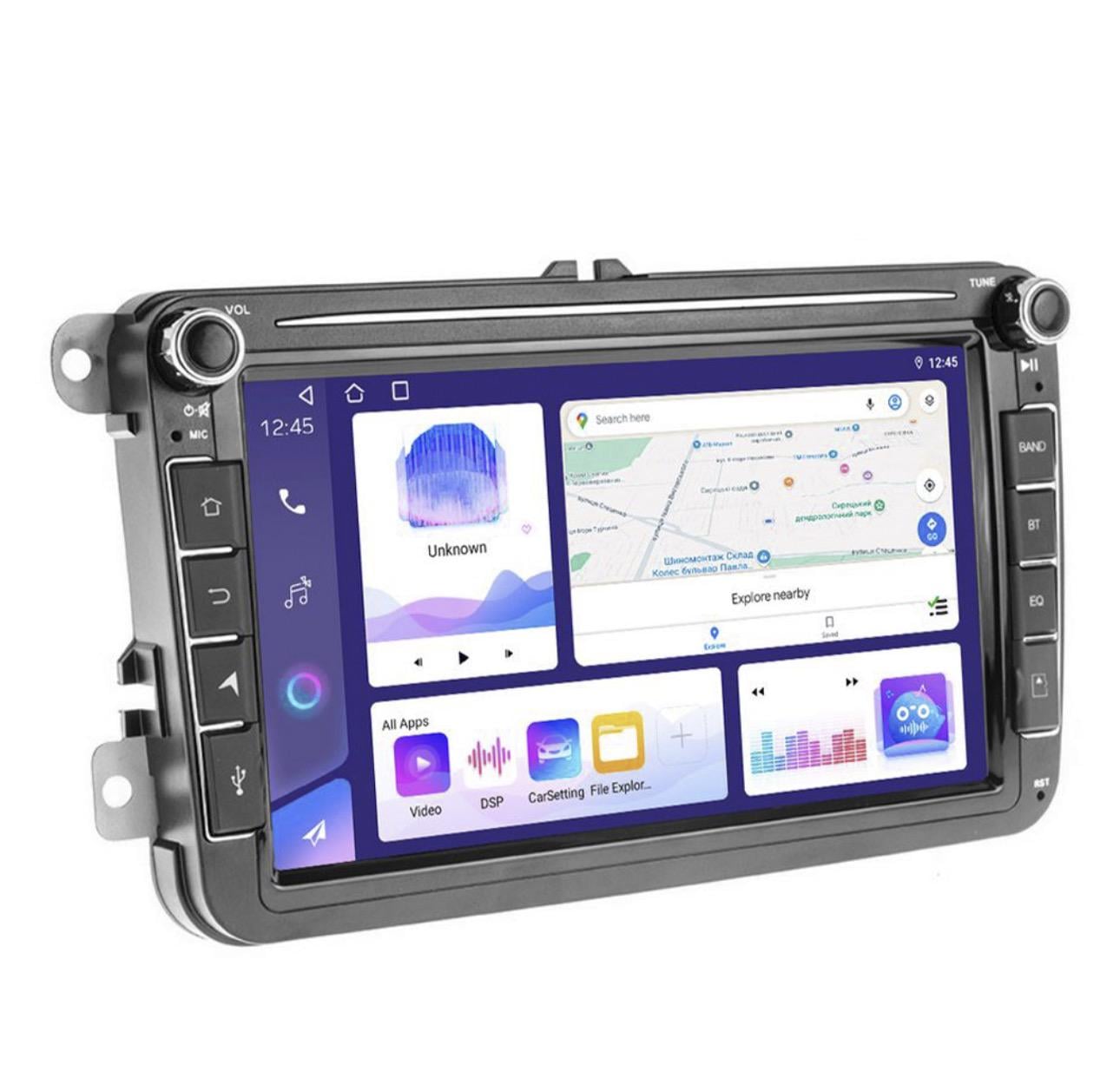 Штатная Автомагнитола VW ANDROID 8" A2x32 (122557Ep)