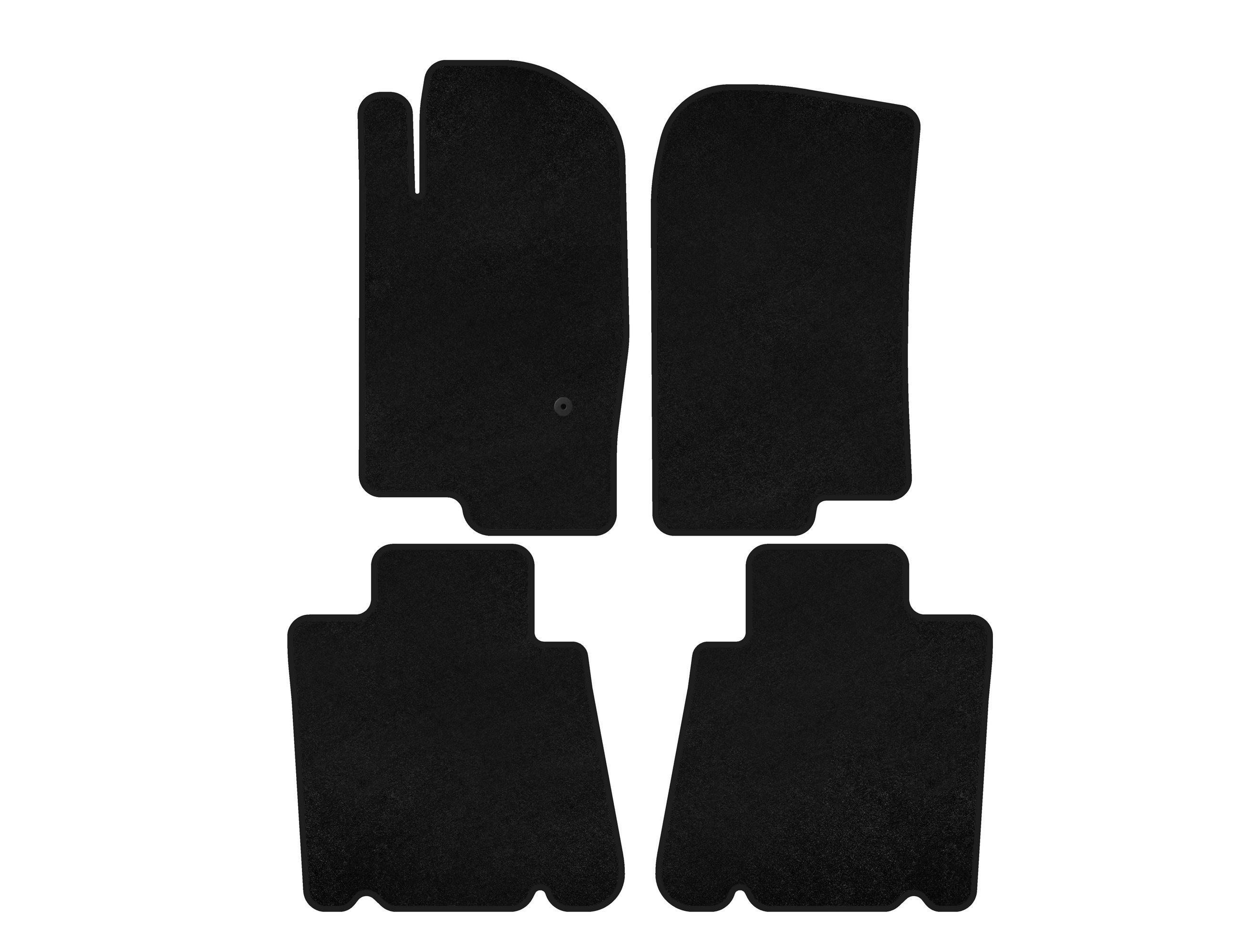 Коврики автомобильные Ford Explorer 2001-2005 рр. ткань Черный