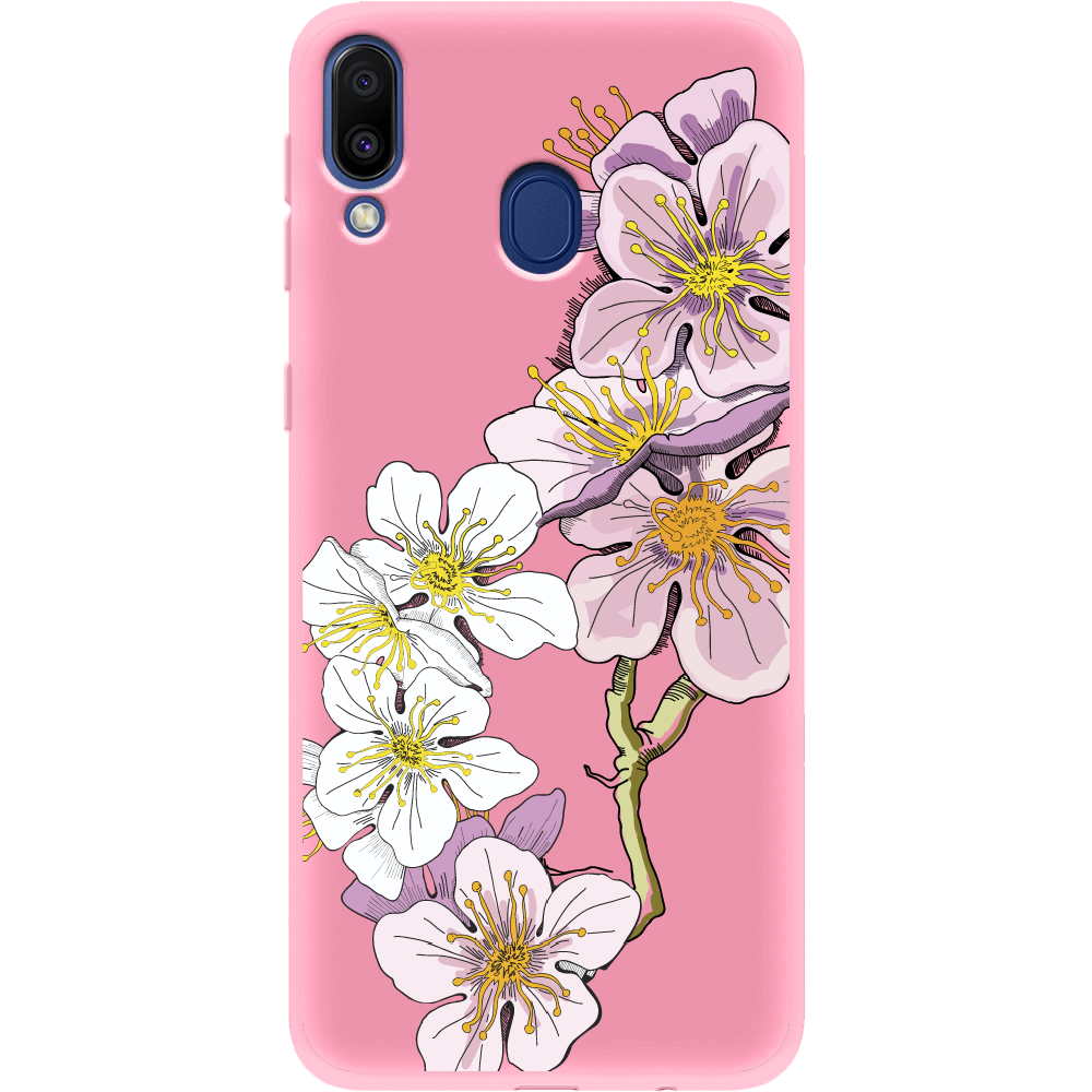 Чехол Boxface Samsung M205 Galaxy M20 Cherry Blossom Розовый силикон (36205-cc4-43046)