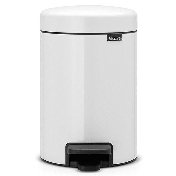 Бак для сміття Brabantia Pedal Bin NewIcon 3 л Білий (112126)