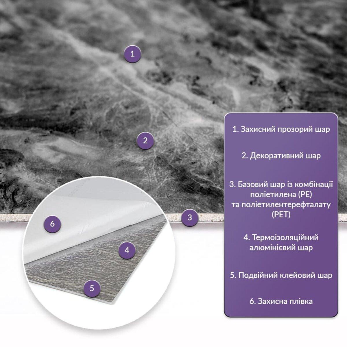 Плитка стінова самоклеюча 600х300х2 мм (SW-00002310) - фото 2 Плитка стінова самоклеюча 600х300х2 мм (SW-00002310) - фото 2