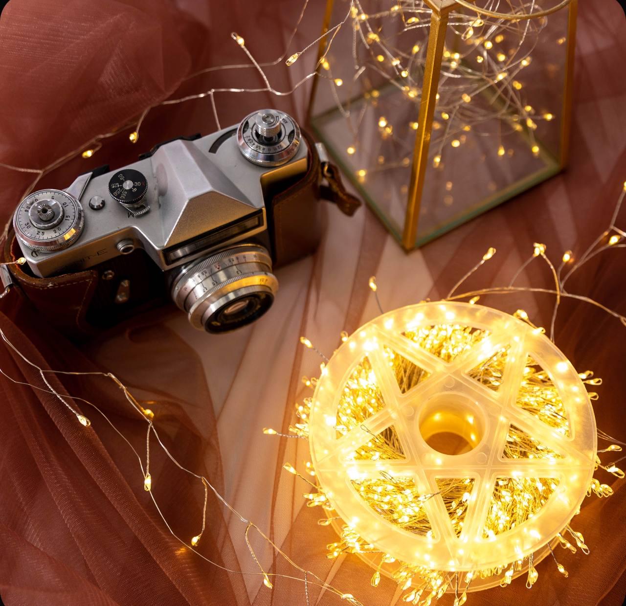 Гирлянда роса мишура хвойная лапа от сети с пультом управления 50 м 1500 ламп Прозрачный (25714979) - фото 7 Гирлянда роса мишура хвойная лапа от сети с пультом управления 50 м 1500 ламп Прозрачный (25714979) - фото 7