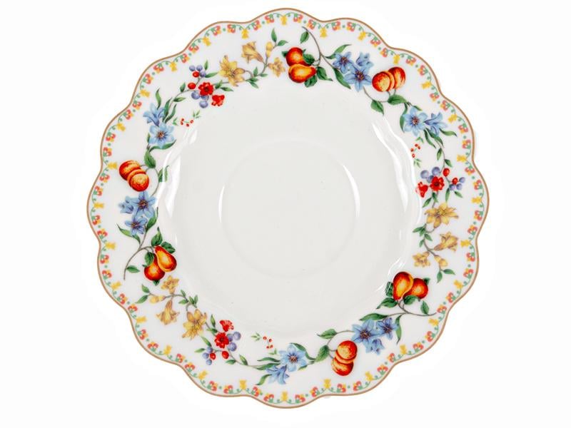 Чайний набір Lefard Фруктовий вальс на 6 персон чашки 250 мл Білий (165-358) - фото 4 Чайний набір Lefard Фруктовий вальс на 6 персон чашки 250 мл Білий (165-358) - фото 4