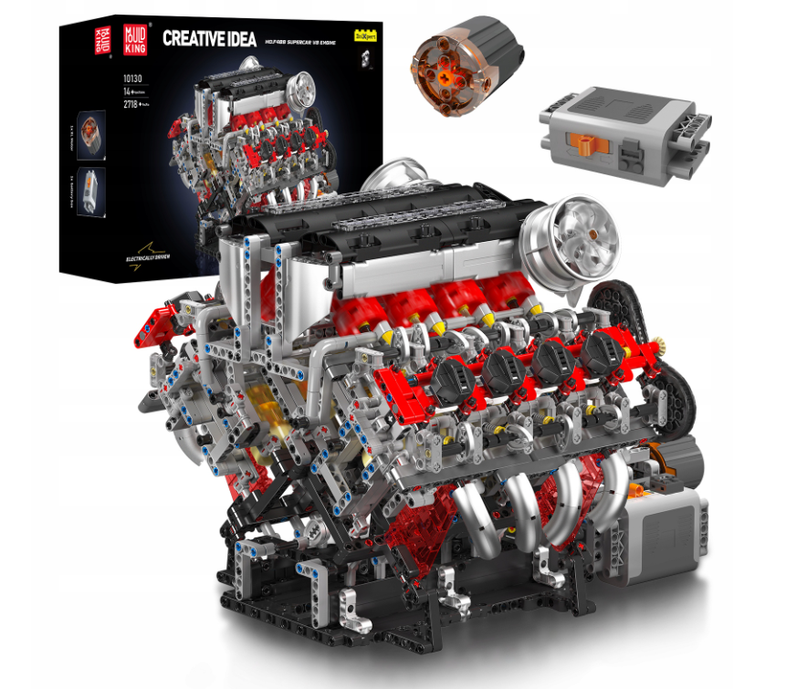 Конструктор детский Mould King TECHNIC V8 F488 Двигатель для мальчика 2718 дет. (22773721) - фото 2