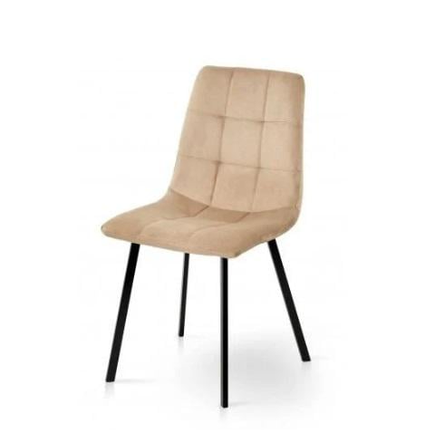 Стілець велюровий Ментос Бежевий