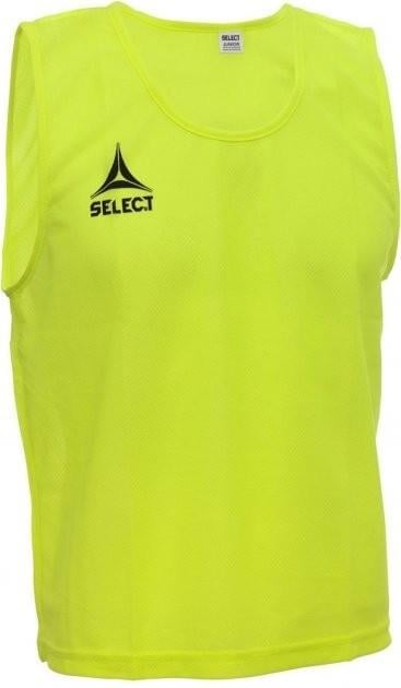 Манишка доросла Select Bib Basic Уні 72х66 см Жовтий (684100-555) - фото 1