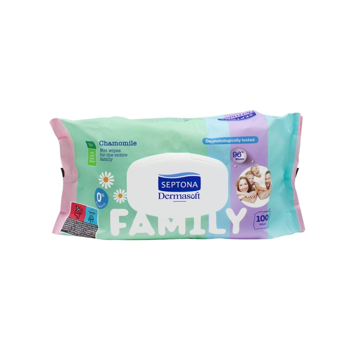 Влажные салфетки Septona Family 100 шт. (НФ-00005700) Влажные салфетки Septona Family 100 шт. (НФ-00005700)