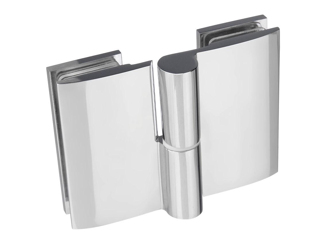 Петля Giff Glass Premio ANCONA скло-скло права з підйомним механізмом Хром полірований (25229119)