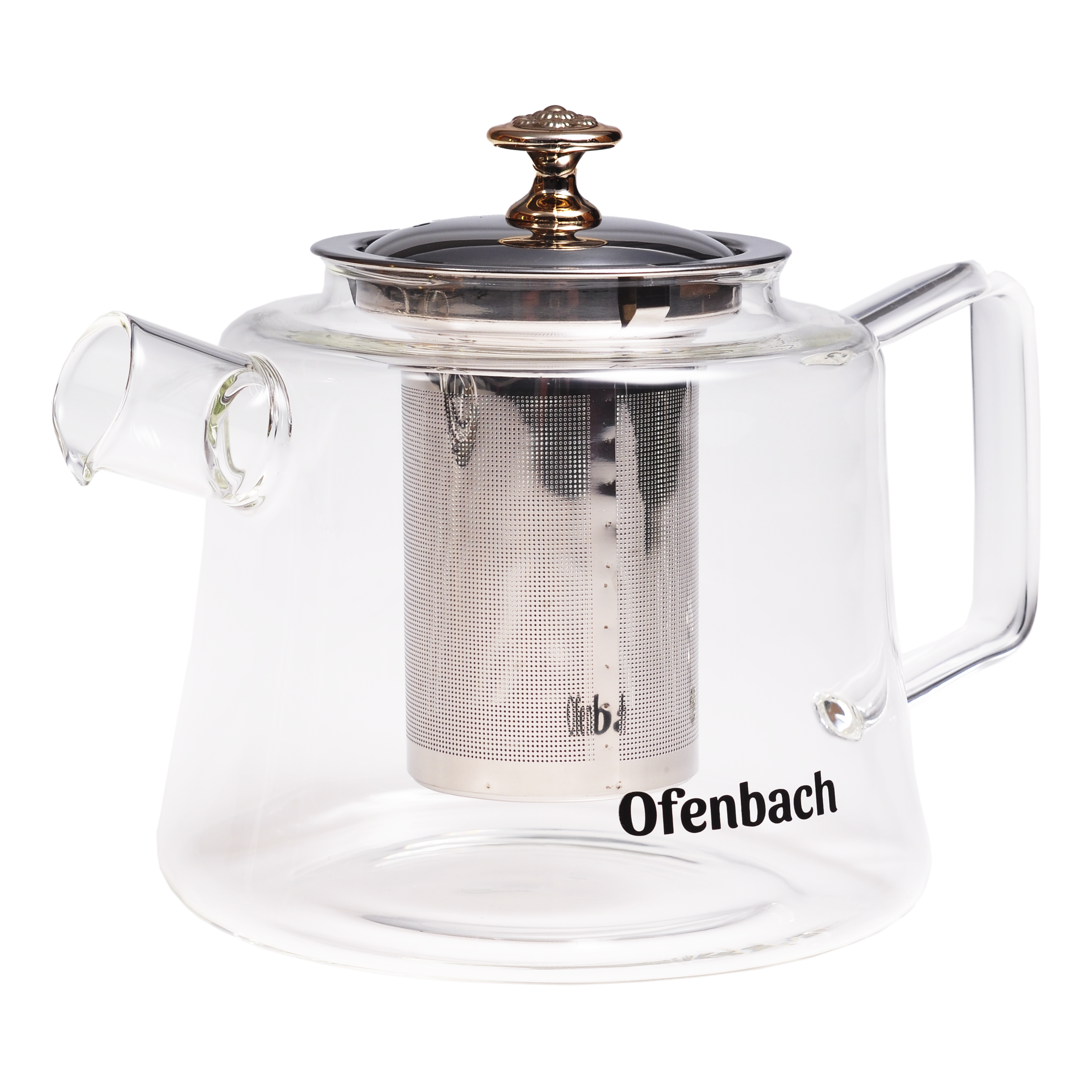 Заварочный чайник со съемным ситечком Ofenbach KM-100617L из термостойкого стекла 1100 мл Прозрачный (150-84-100617L) Заварочный чайник со съемным ситечком Ofenbach KM-100617L из термостойкого стекла 1100 мл Прозрачный (150-84-100617L)