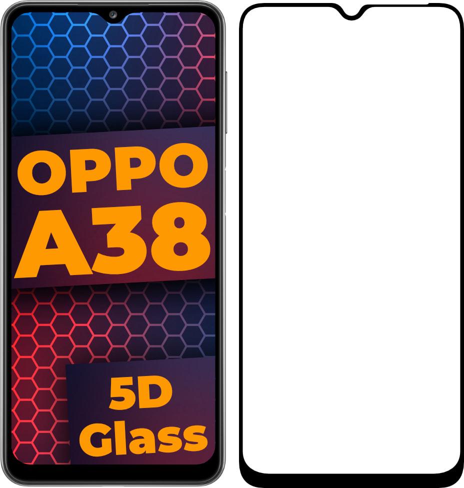 5D стекло OPPO A38 (Защитное Full Glue) (34622)
