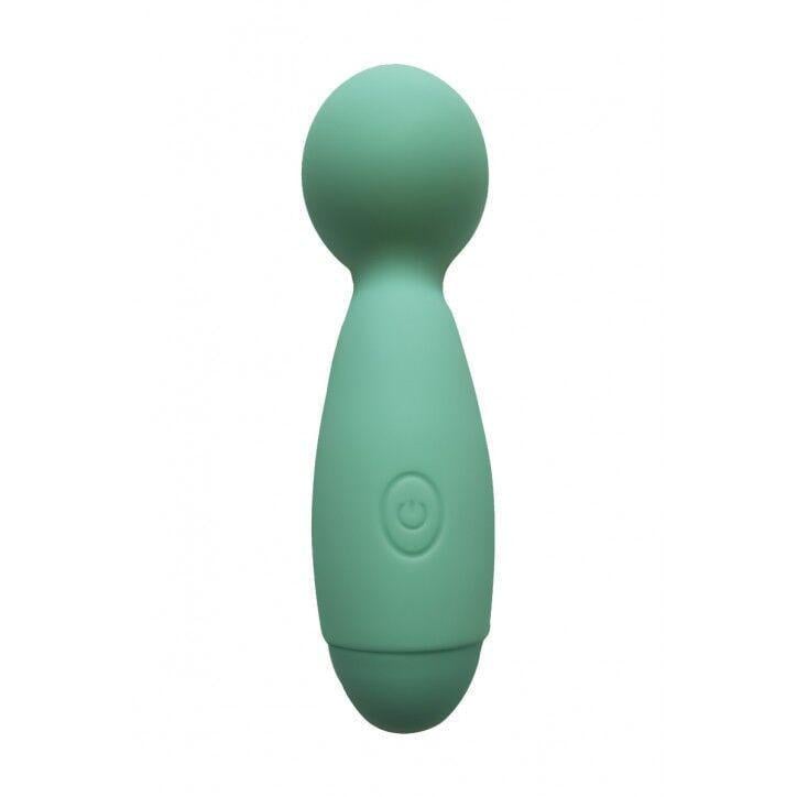 Вибромассажер мини Wooomy Smally Mini Wand Turquoise (SO7407)