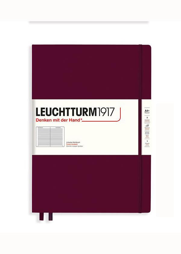 Блокнот Leuchtturm1917 Master Classic A4+ линия Винный (365619)
