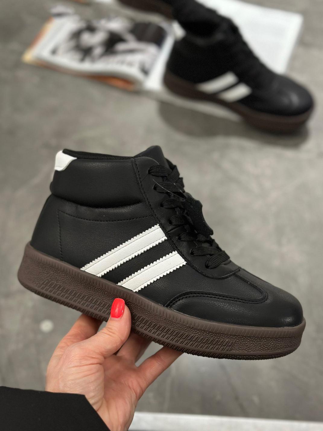 Кроссовки кожаные Stilli SDWN20-6 р. 39 Черно-коричневый - фото 2 Кроссовки кожаные Stilli SDWN20-6 р. 39 Черно-коричневый - фото 2