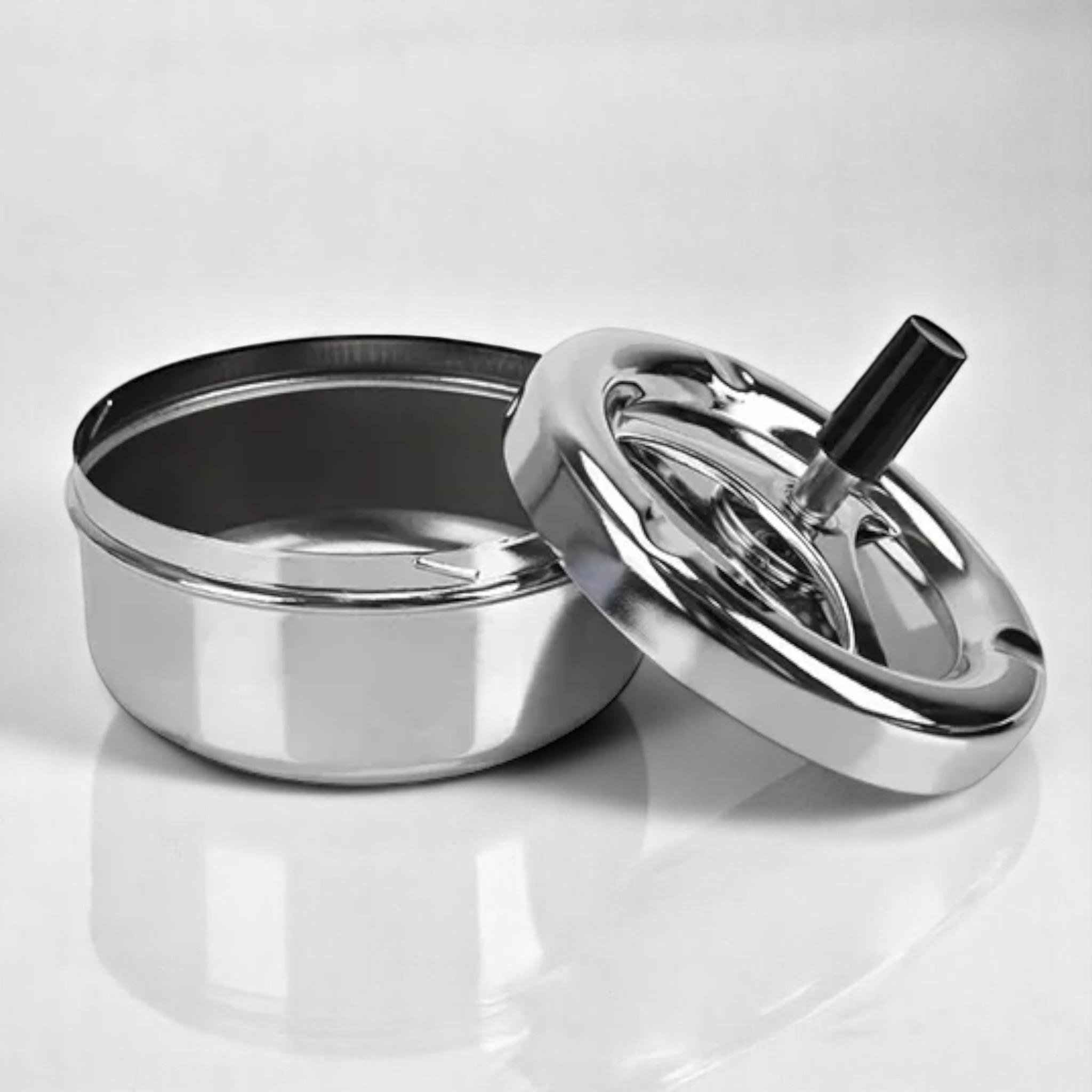 Попільничка металева бездимна Дзига XT-1614 d 10,5 см (26057864) - фото 5