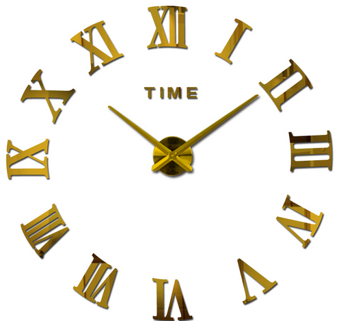 Годинник настінний Najlepsi Cas Римські 130 см Золотий