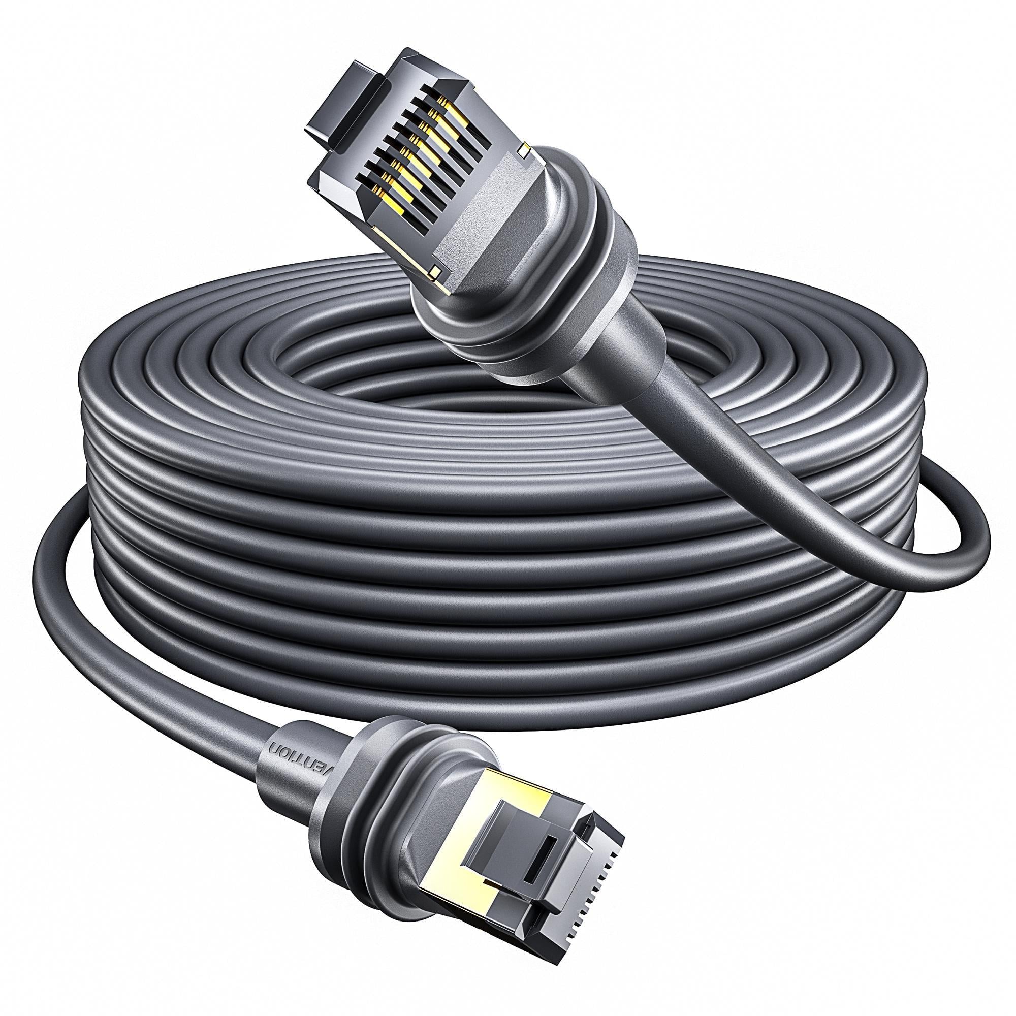 Кабель мережевий для Starlink Standard Gen3 та Mini Vention Cat 7 SFTP 20 м Сірий (IAJHQ)