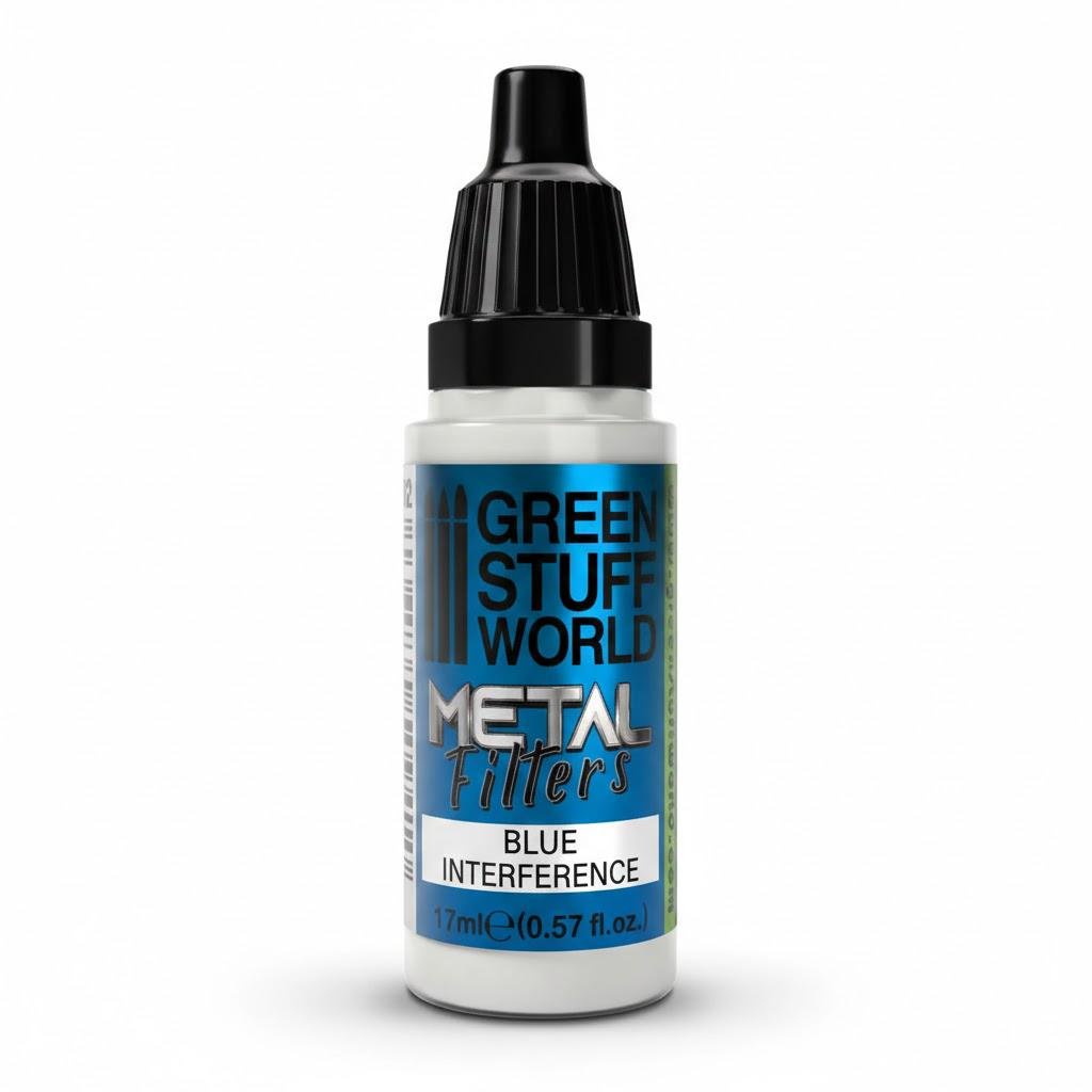 Краска Green Stuff World Metal Filters BLUE interference 17 мл (2355761996)