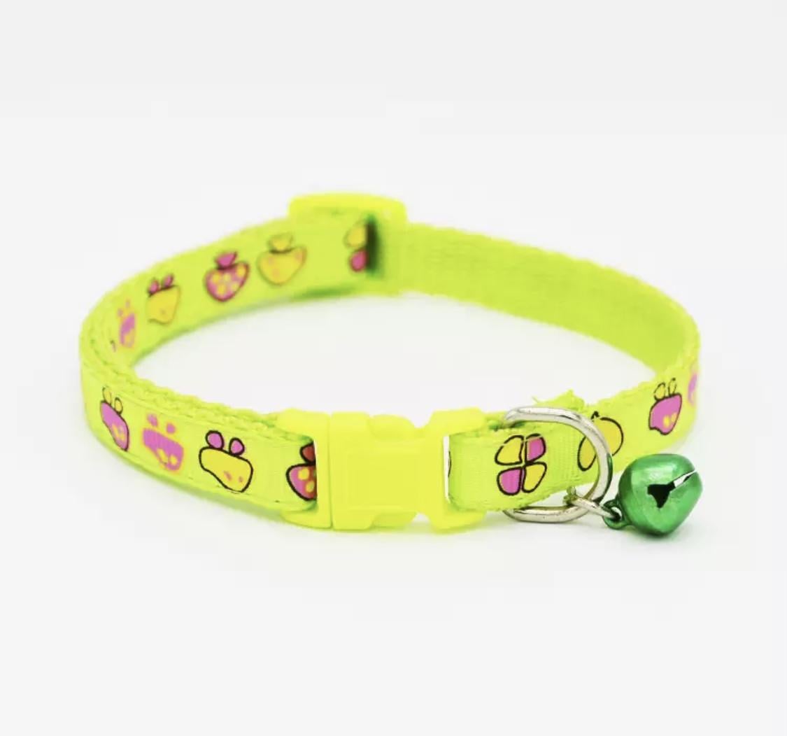 Ошейник для собак и котов "Coral" 19-32 см Yellow