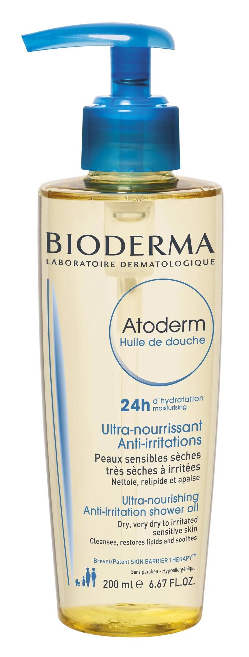 Масло для душа ультрапитательное BIODERMA Atoderm Huile de douche 200 мл (028136)