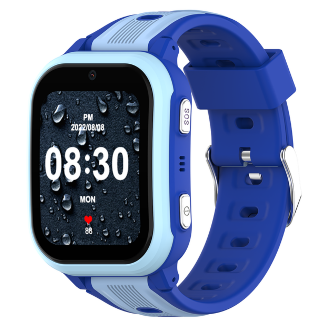 Смарт-часы с GPS для детей Wonlex KT41 AMOLED 16GB Blue
