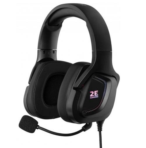 Наушники проводные 2E HG340BK Gaming RGB 3,5 мм 118 дБ 16 Ом Black (12909929) - фото 3