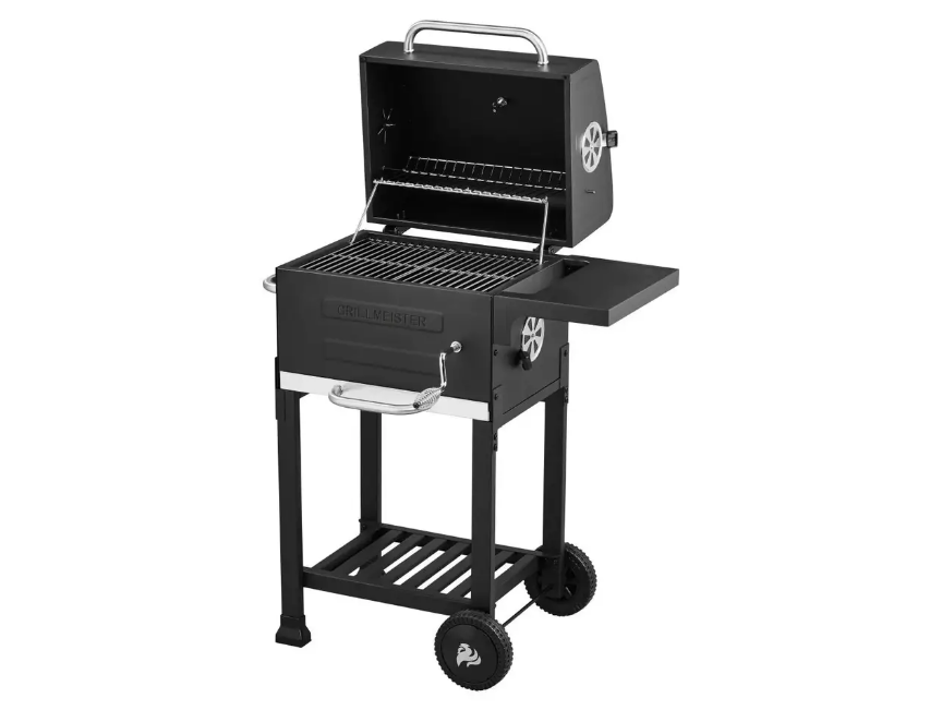 Гриль вугільний GRILLMEISTER KANSAS з термометром (33493367) Гриль вугільний GRILLMEISTER KANSAS з термометром (33493367)