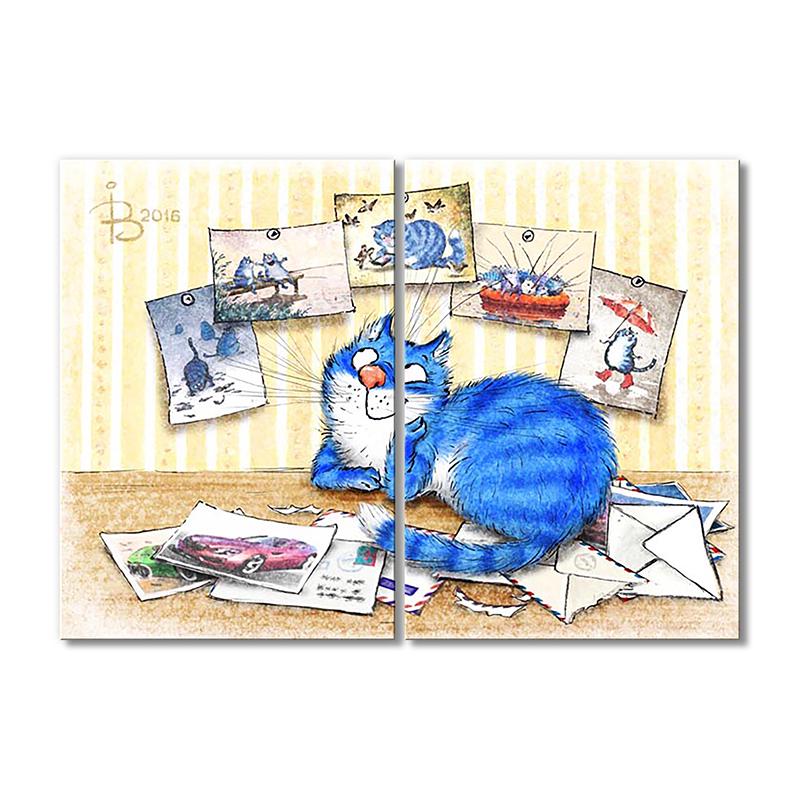 Модульная картина Ностальгия 2 модуля 70x105 см Модульная картина Ностальгия 2 модуля 70x105 см